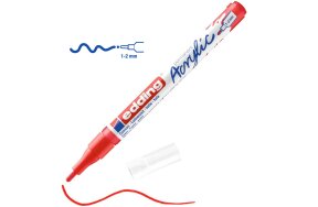 ΜΑΡΚΑΔΟΡΟΣ ΑΚΡΥΛΙΚΟΣ EDDING 5300 TRAFFIC RED